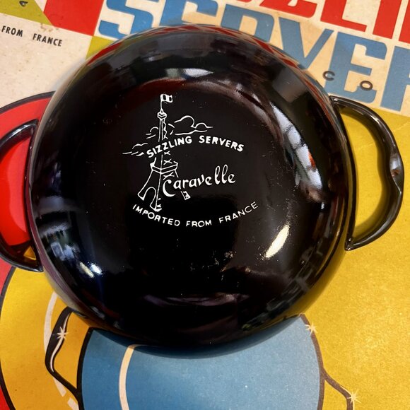 Caravelle France Enamel Sizzling Servers - Set of 3 - Unused with Box - Picture 2 of 5